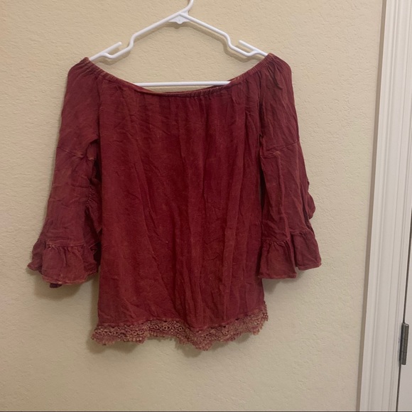 Altar’d state off the shoulder top - Picture 1 of 3